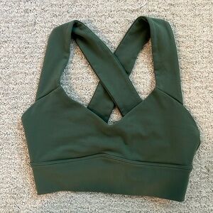 Lorna Jane green sports bra